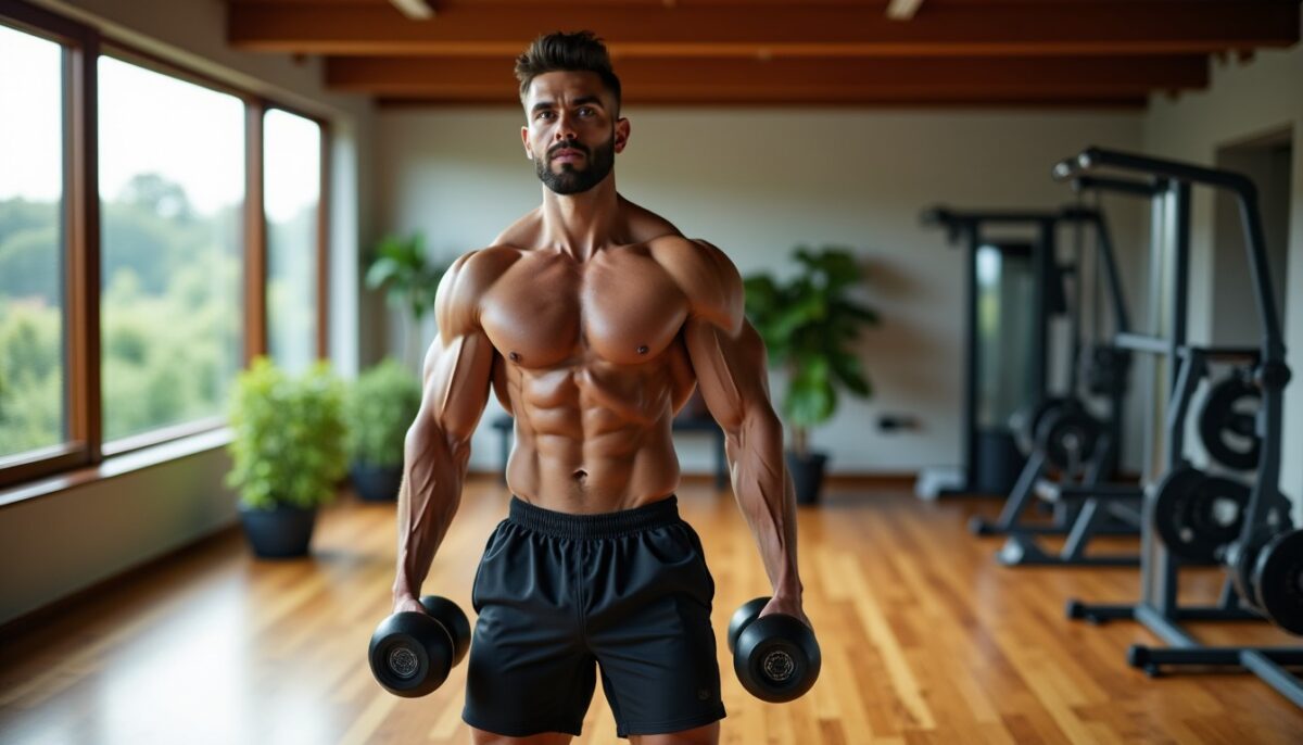 Renforcez vos pectoraux avec des haltères : exercices efficaces sans besoin de banc Renforcez vos pectoraux avec des haltères : exercices efficaces sans besoin de banc